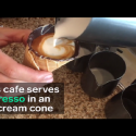 Insert Heart-Eyes Emoji Here: Espresso in an Ice Cream Cone Looks Delish!